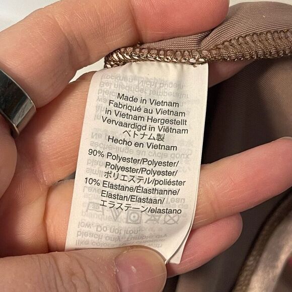 Madewell Velvet Ballet Wrap Top Warm Ash Size Small - Picture 6 of 8